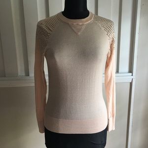 Ted Baker blush sweater with shoulder stud detail